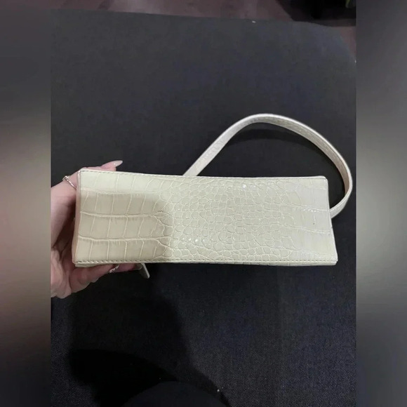 Vintage | Liz Claiborne | Croc Cream  Shoulder Bag - B - Picture 11 of 11